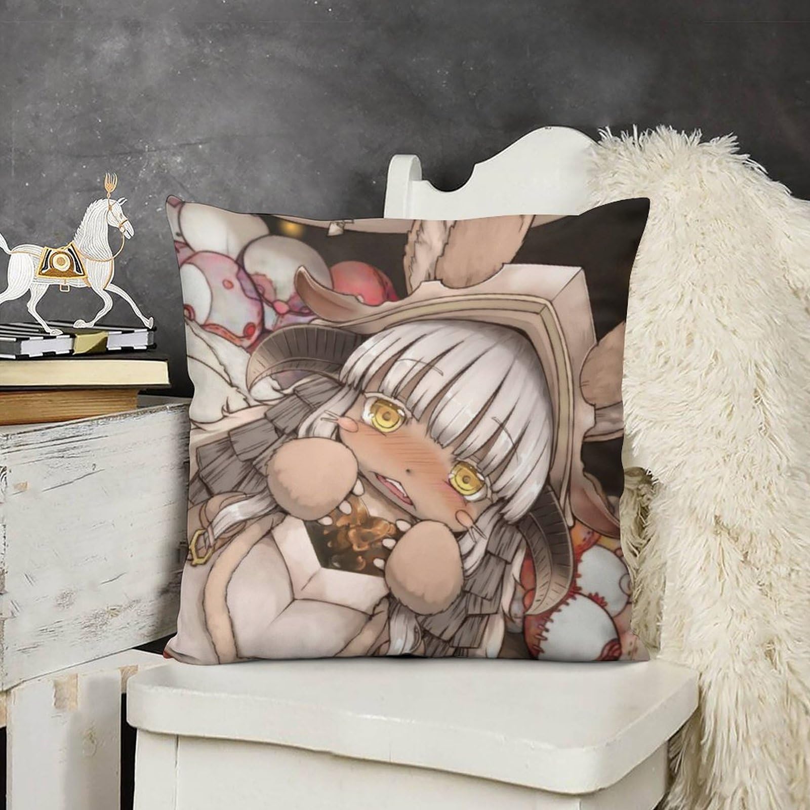 メイドインアビス【新品未開封】C103 ナナチ 抱き枕 クッション Amazon｜抱き枕カバー 2枚セット メイドインアビス ナナチ 枕